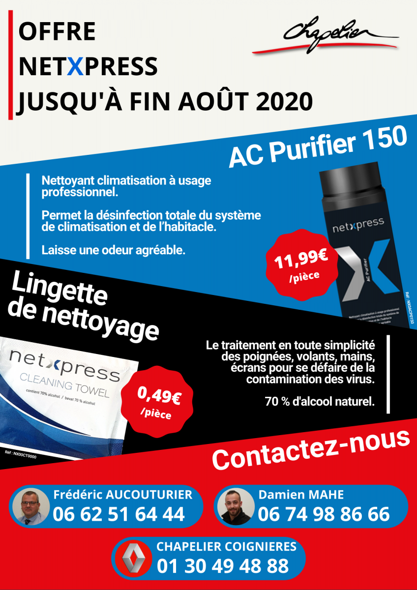 Chapelier Renault Trucks Offre NETXPRESS